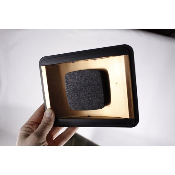 1960-1970s Kromex Kitchen storage tins, faux wood grain flower design copper - Picture 6 of 10